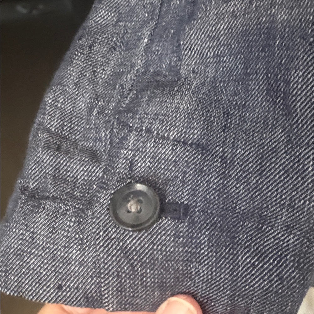 Banana Republic Women's Blue Linen Blazer - Picture 8 of 16